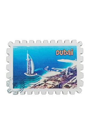 Dubai Temalı Pul Magnet