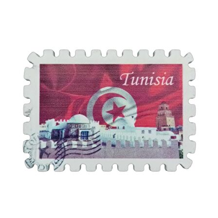 Tunus Temalı Pul Magnet