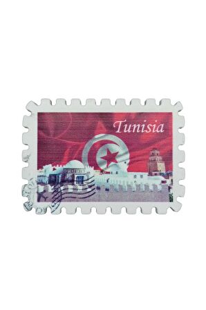Tunus Temalı Pul Magnet