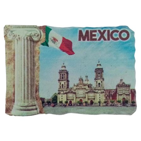 Meksika Temalı Sütun Magnet
