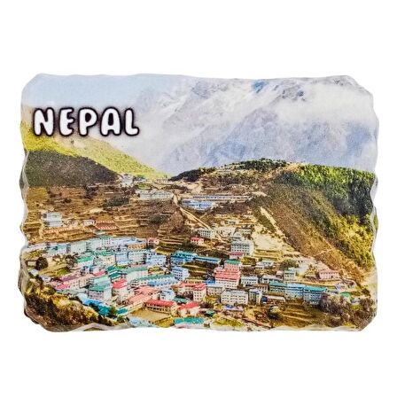 Nepal Temalı Kırık Magnet