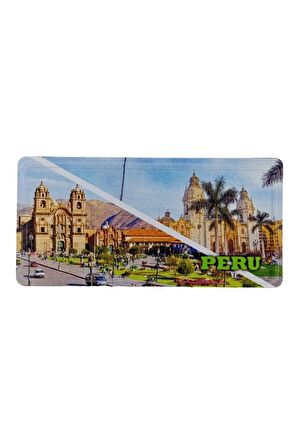 Peru Temalı Plaka Magnet