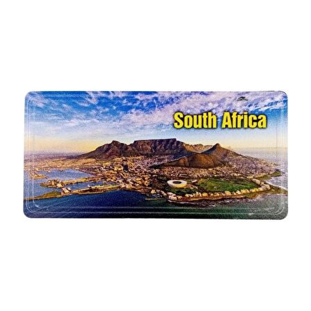 Güney Afrika Temalı Plaka Magnet