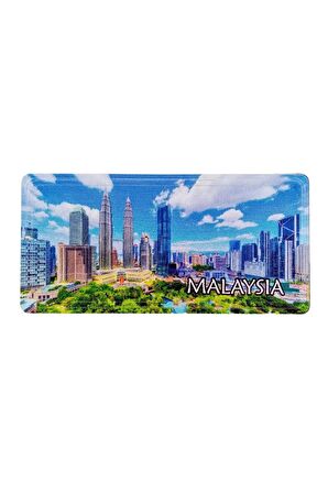Malezya Temalı Plaka Magnet