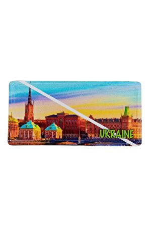 Ukrayna Temalı Plaka Magnet