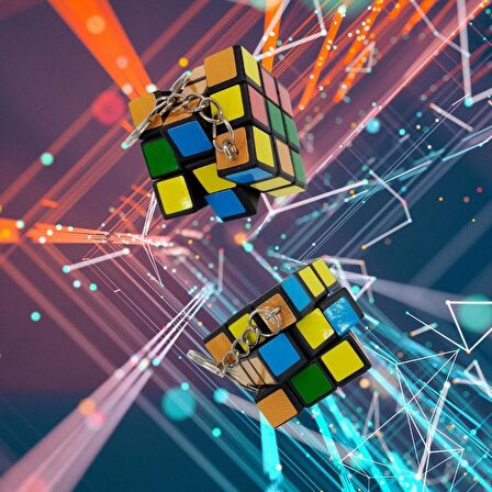 Zeka Küpü Sihirli Rubik Küp Anahtarlık