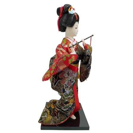 Japon Kimonolu Geyşa Bebek Kabuki Biblo 30 cm No.22