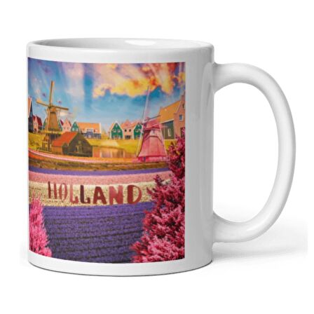 Hollanda Kupa Bardak 2 Adet Seyahat Hatıra Holland Mug