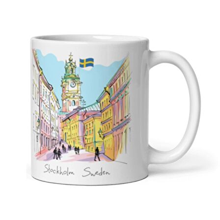 İsveç Hediye Kutusu 10 Parça Kupa Magnet Anahtarlık Kutu