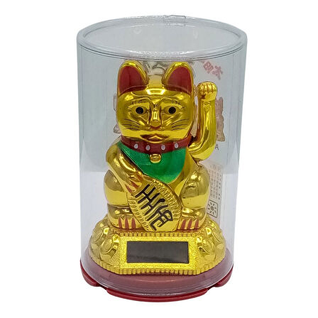 Maneki Neko El Sallayan Şans Kedisi Solar Güneş Enerjili No.1 Alk2931