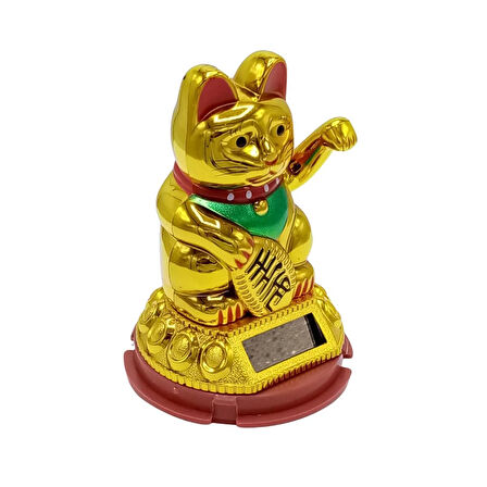 Maneki Neko El Sallayan Şans Kedisi Solar Güneş Enerjili No.1 Alk2931