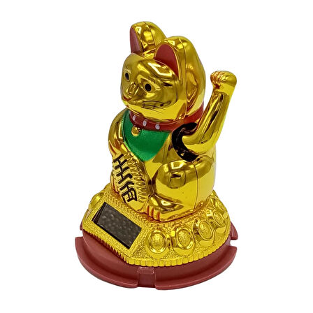 Maneki Neko El Sallayan Şans Kedisi Solar Güneş Enerjili No.1 Alk2931