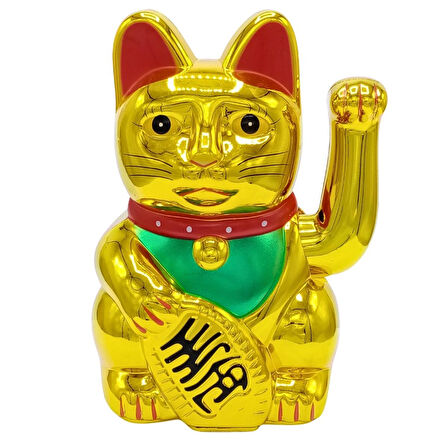 Maneki Neko El Sallayan Şans Kedisi Pilli No.3 Alk2933