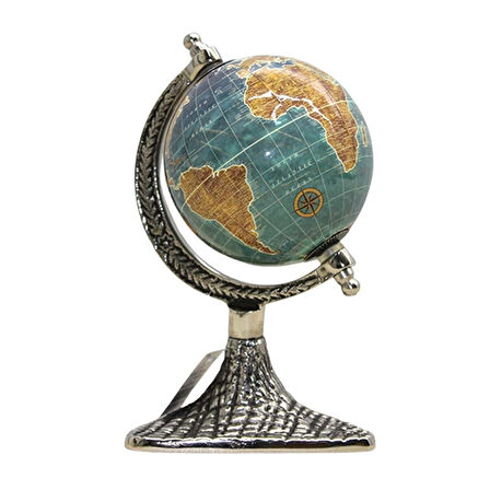 Dünya Küre Stantlı Dekoratif Döner World Globe Sl911-F 24cm