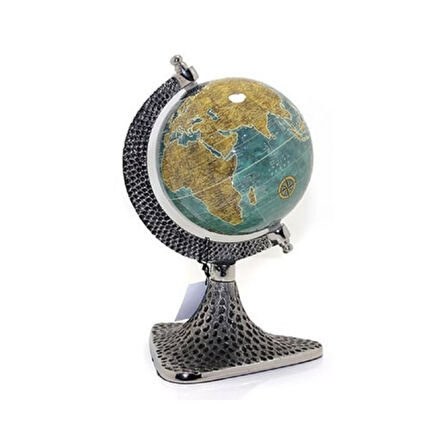 Dünya Küre Stantlı Dekoratif Döner World Globe Sl911-F 24cm