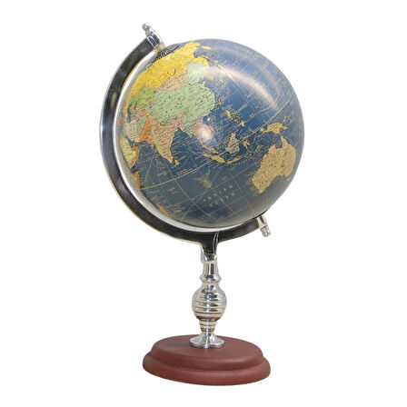Dünya Küre Stantlı Dekoratif Döner World Globe SL318-C 38cm