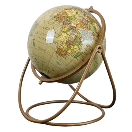 Dünya Küre Stantlı Dekoratif Döner World Globe Sl586-C 30cm