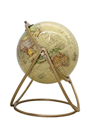 Dünya Küre Stantlı Dekoratif Döner World Globe Sl586-C 30cm