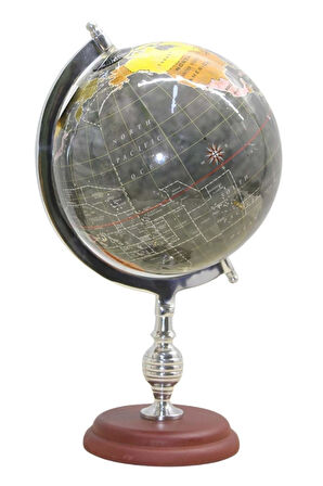 Dünya Küre Stantlı Dekoratif Döner World Globe SL318-B 38cm