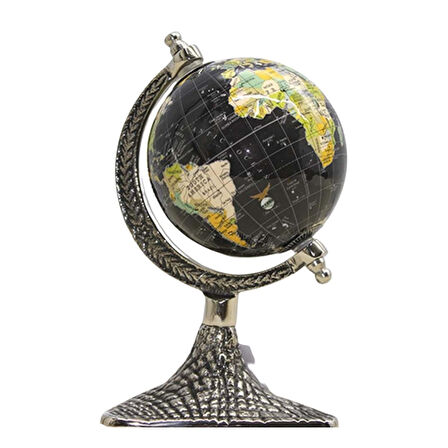 Dünya Küre Stantlı Dekoratif Döner World Globe Sl911-B 24cm