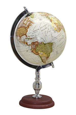 Dünya Küre Stantlı Dekoratif Döner World Globe SL318-A 38cm