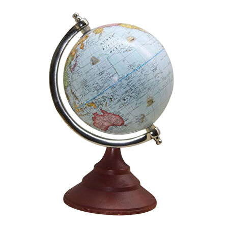 Dünya Küre Stantlı Dekoratif Döner World Globe SL339-F 26cm