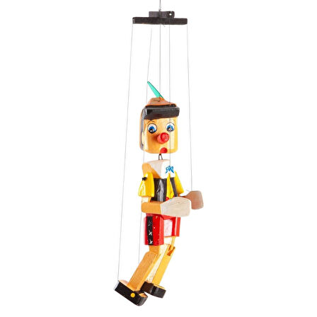 Ahşap Pinokyo Kukla 100 cm