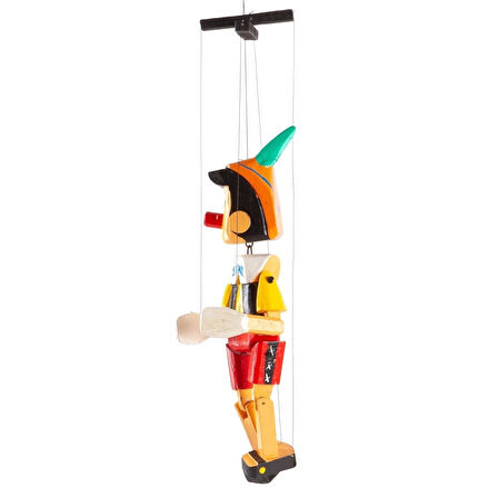 Ahşap Pinokyo Kukla 100 cm