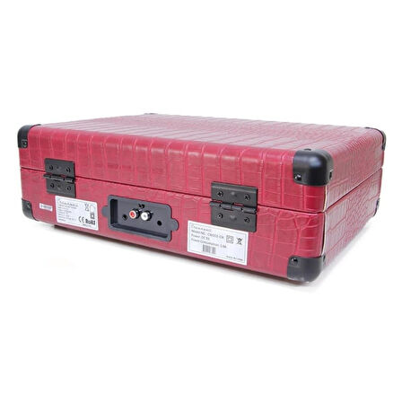 Pikap Suitcase CR Series Bordo Elektronik Bluetooth Hoparlör Plakçalar CW002-CH