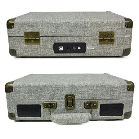 Pikap G/R Ahşap Elektronik Bluetooth Hoparlör Plak Çalar C1304