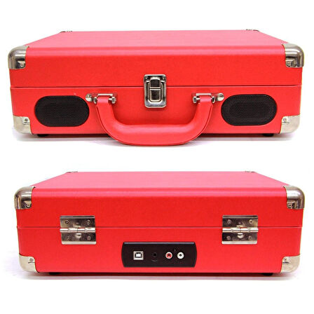 Pikap Çantalı Önden Hoparlörlü Kırmızı Bluetooth Hoparlör Plakçalar C0455