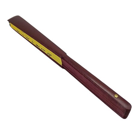 Çin Bambu Keten Kumaş Yelpaze CK03 Büyük Boy 60cm No.3