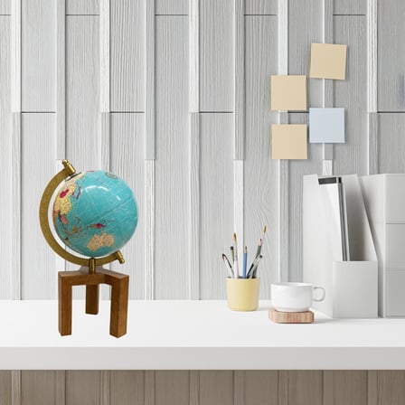 Dekoratif Dünya Küre 12x27 cm SL933-M Mavi
