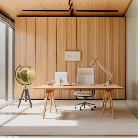 Tripot Ayaklı Dekoratif Dünya Küre Ev Ofis Hediye 89x68x33cm