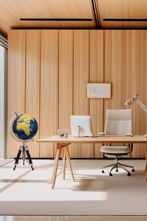 Tripot Ayaklı Dünya Küre Ev Ofis Hediye Mavi 22x49cm No.2B