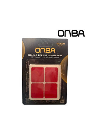 25mm X 30mm Hazır Kesilmiş Çift Taraflı Silikon Bant