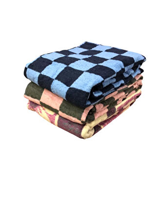 Tek Kişilik Şantiye İşçi Peluş Battaniye Sıcak Tutan 160 X 210 Karışık