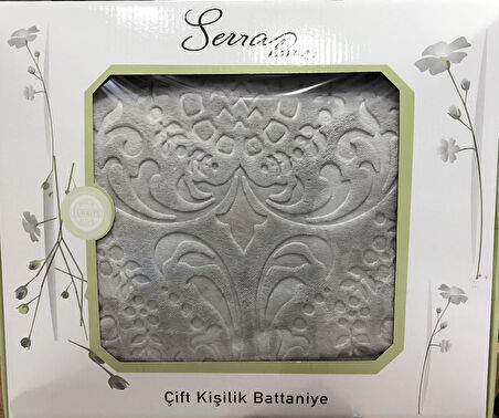 Serra Home Embos Çift Kişilik Kutulu Battaniye 220 X 240