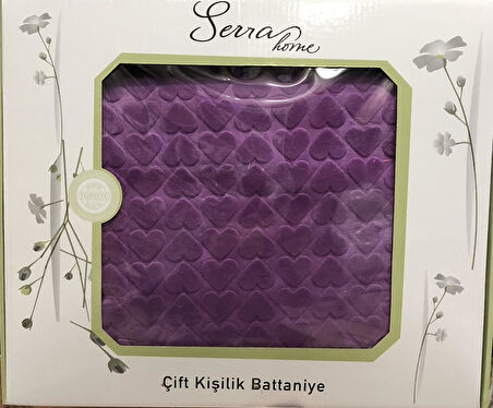 Serra Home Embos Çift Kişilik Kutulu Battaniye 220 X 240