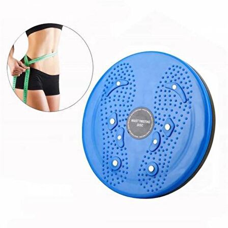 Twister Disk Bel İnceltici Dönen Disc Spor Aleti İncelme Zayıflama Fitness Ekipman Siyah