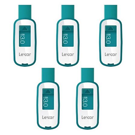 LEXAR 16GB JumpDrive S23 USB 3.0 Flash Bellek (5 Adet)