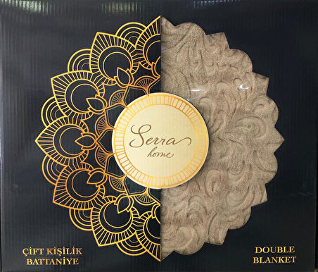 Serra Home Embos Çift Kişilik Battaniye Kutulu 220 x 240