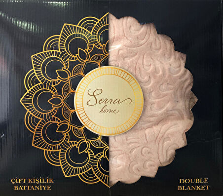 Serra Home Embos Çift Kişilik Battaniye Kutulu 220 x 240