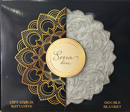 Serra Home Embos Çift Kişilik Battaniye Kutulu 220 x 240