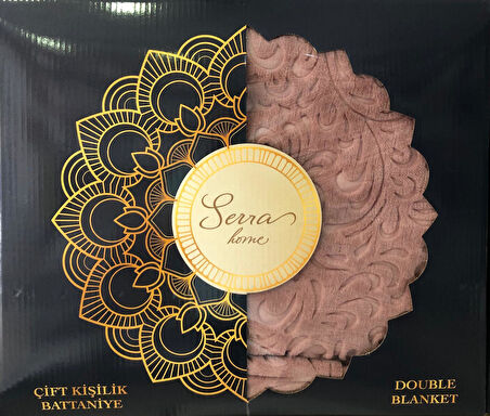 Serra Home Embos Çift Kişilik Battaniye Kutulu 220 x 240