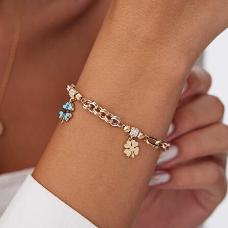 Üç Renkli Charm Bileklik