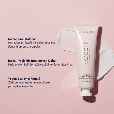 Voesh New York Vegan Vücut KremiJasmine 88 ml (Yasemin)