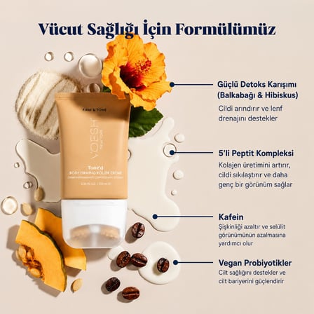 Voesh New York Tone'D Body Firming Roller Krem 100 ml
