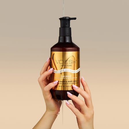 Voesh New York Vegan Vücut Ve El Kremi-Imperial Gold (Altın) 829 ml