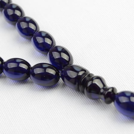 Arpa Kesim 16x11 mm Efe Boy  Ateş Kehribar Saray Püsküllü Tesbih